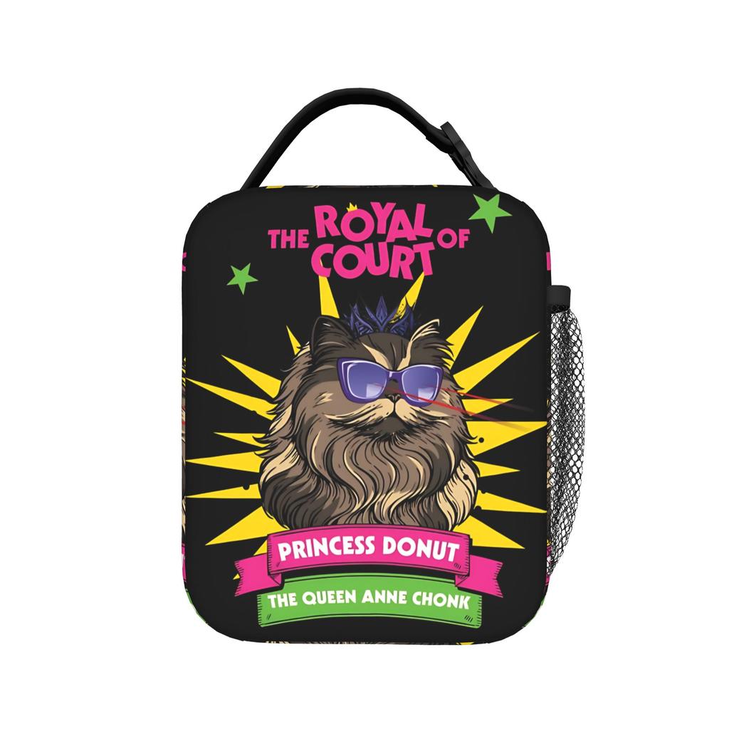The Royal Court of Princess Donut Dungeon Crawler Carl Insulated Lunch Bag Meal Container Large Tote Lunch Box Food Handbags
