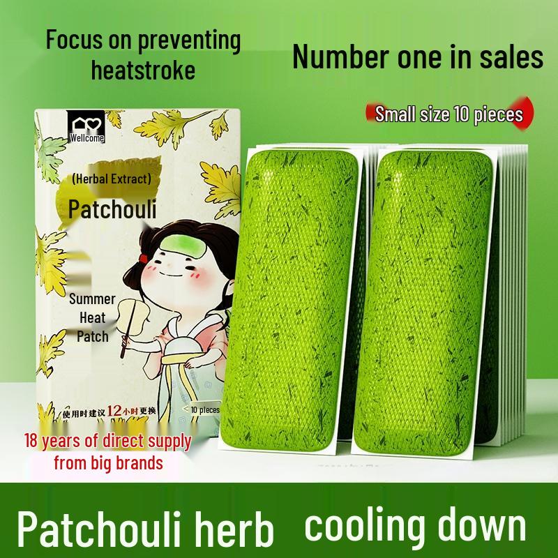 Освежающие травяные охлаждающие пластыри