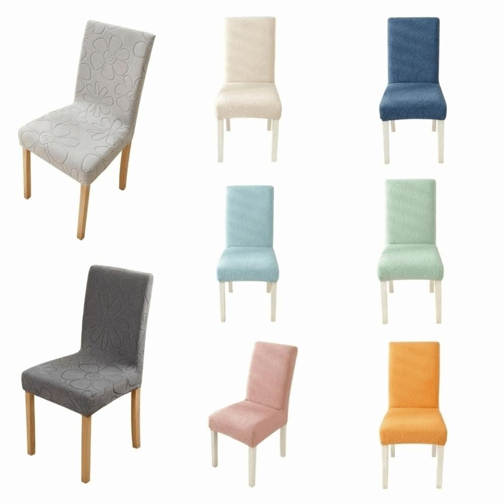 1Pcs Removable Universal Chair Cover Thickened One Chair Cover Stool Slipcover  for Home Kitchen