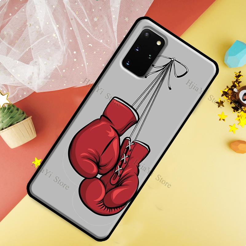 Boxing Gloves Case For Samsung Galaxy S21 Ultra S22 S20 FE Note 20 Ultra Note10 S8 S9 S10 Plus Coque