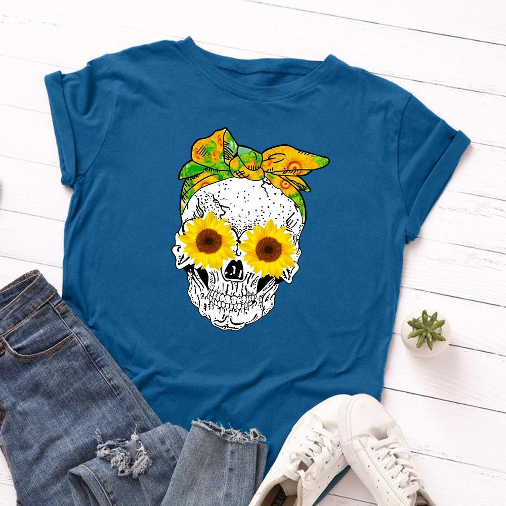 Cotton Comfort Top Fashion Versatile Short Sleeve Casual T-Shirts Women’s