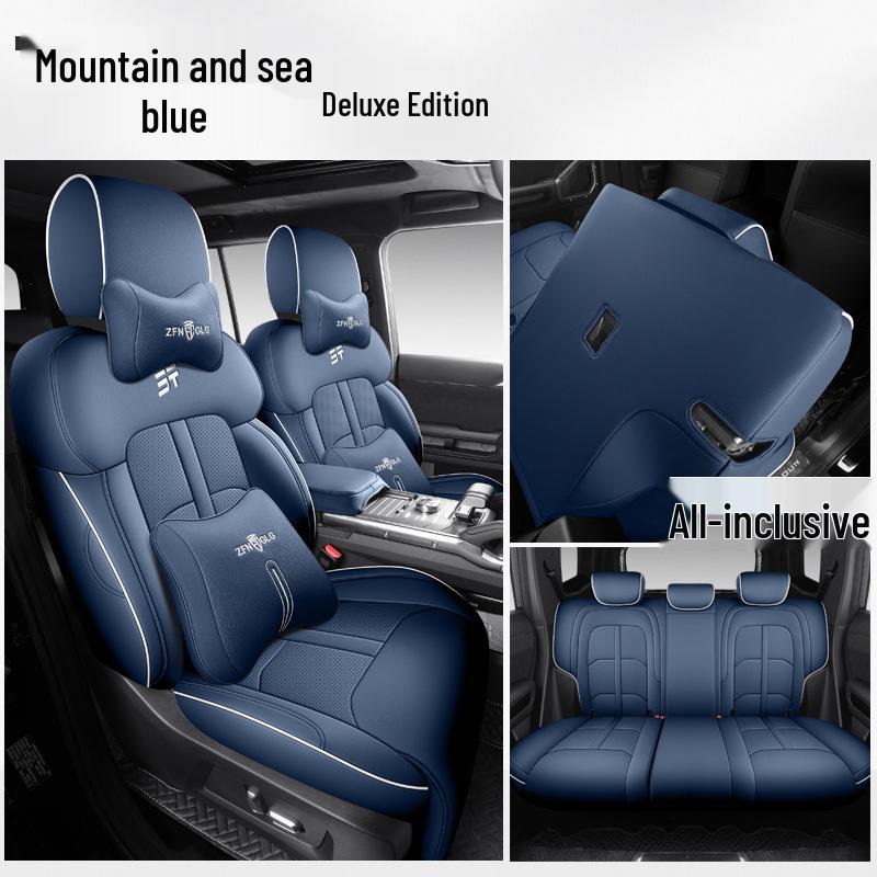 Jetour Shanhai T2 Autositzkissen aus Leder – Ganzjahresgröße, universelle Passform