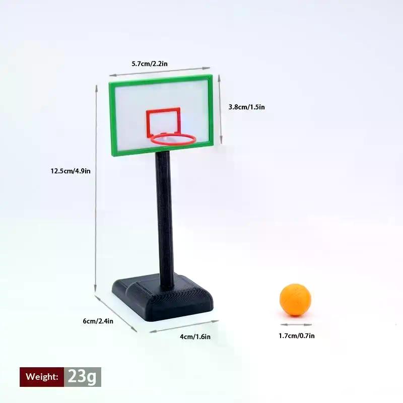 1 Set 1: 12 Dollhouse Basketball Stand Simulation Mini Sports Equipment Model Toy Doll House Scene Accessories