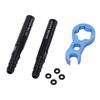 Tire Valve Extender Kit Tube French Valve Stem Extension Aluminium Alloy for Road   Bike
