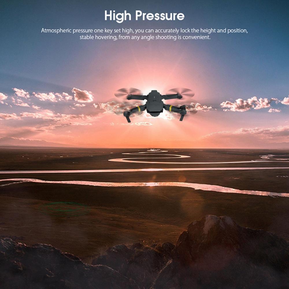 E58 Rc Drone Toy Dual Camera Optical Flow Positioning WiFi FPV Helicopter Quadcopter Foldable Aerial Selfie Kids Gift