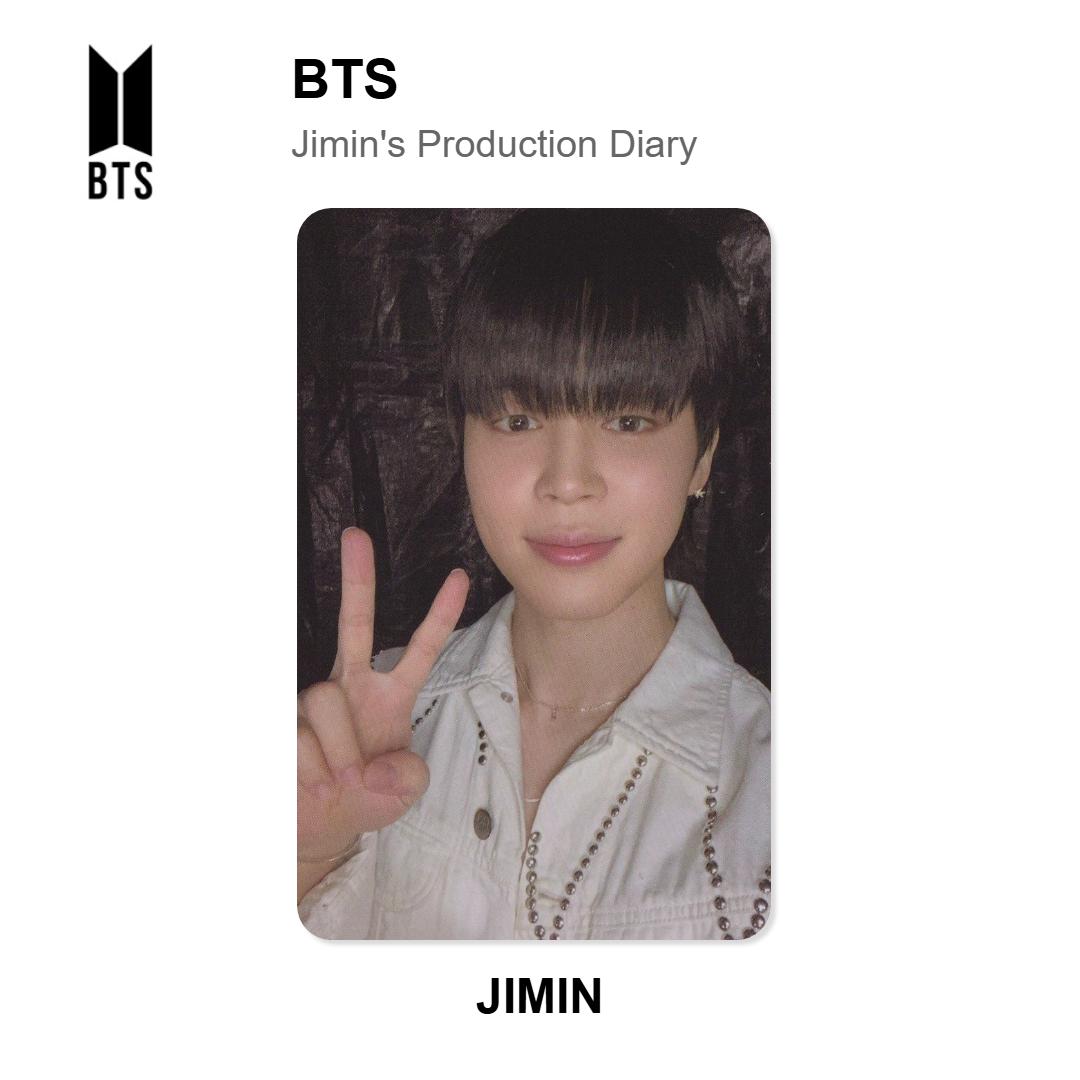 BTS Jimin s Production Diary Official Photocard Jimin 02