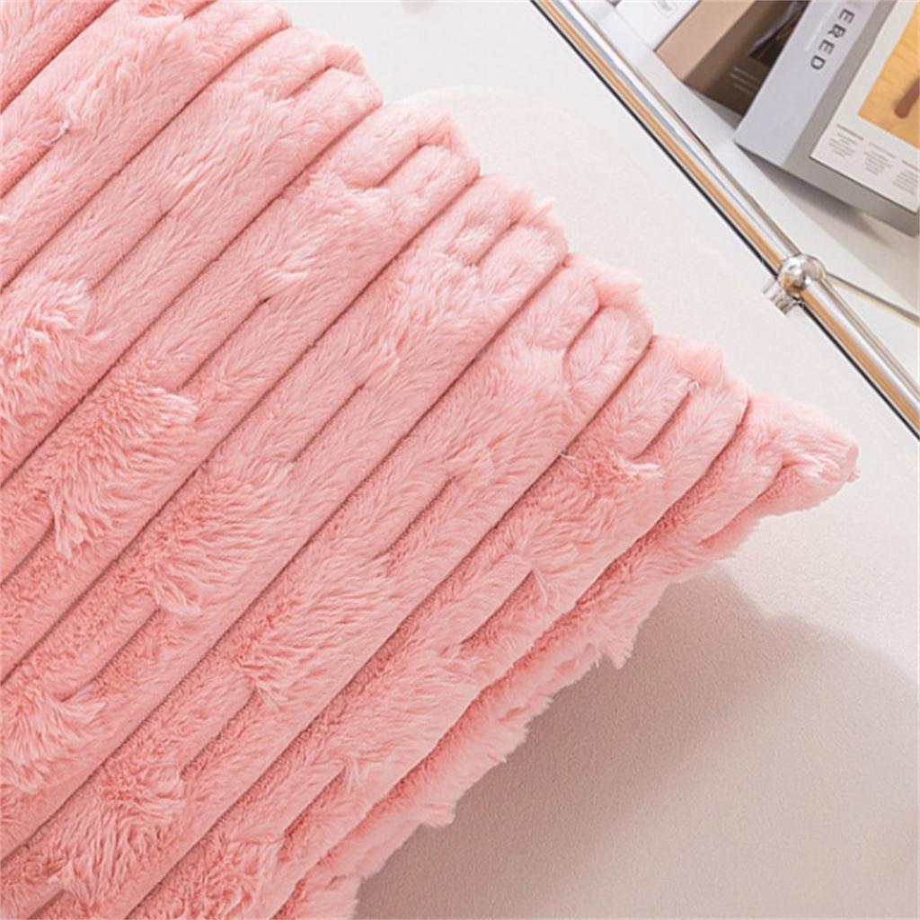 Plush Pillow Cover Double-sided Three-dimensional Pillow Cover Living Room Sofa Decorative Pillow Cover Soft Lumbar Pillow,45*45cm,