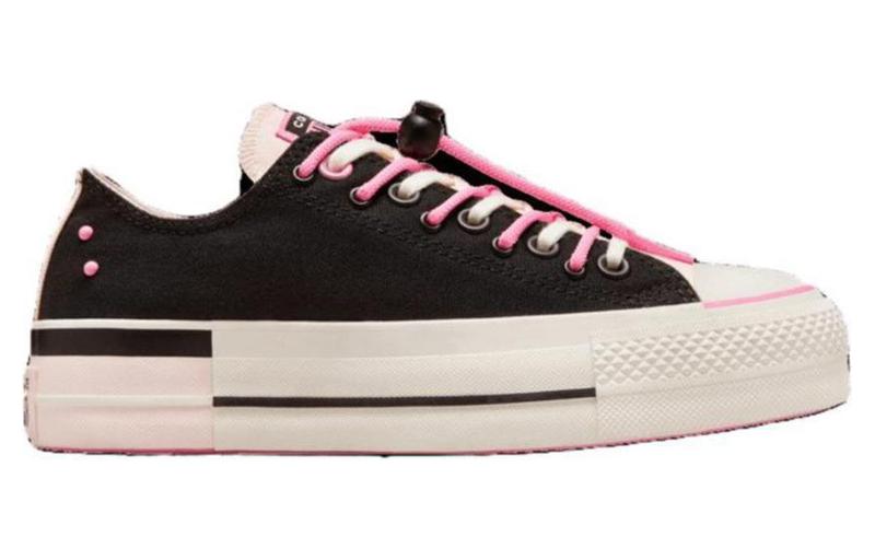 Chuck Taylor All Star Wmns Converse Plataforma Elevada EasyOn Baja 'Black Fable Pink' Mujer A09540C