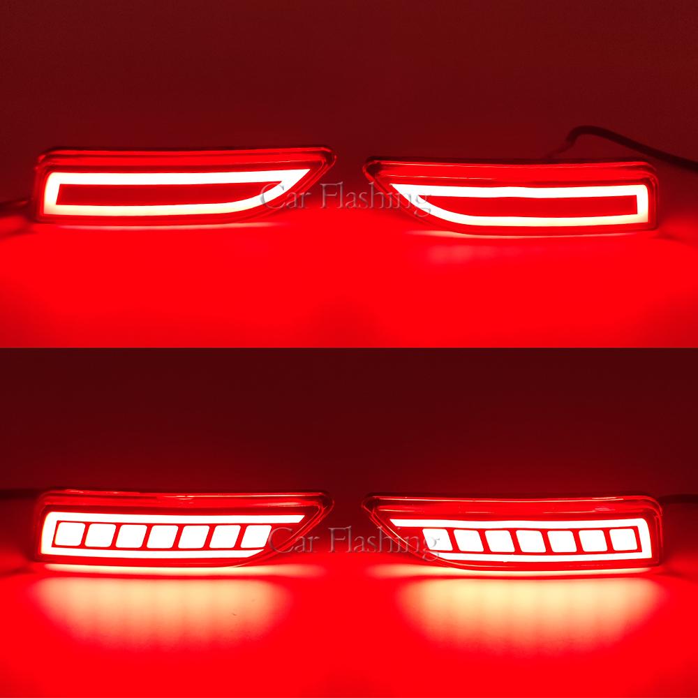 Car Rear Bumper Reflector Light for Toyota Corolla 2011 2012 2013 for Lexus CT200h Sequential Turn Signal Brake Lamp