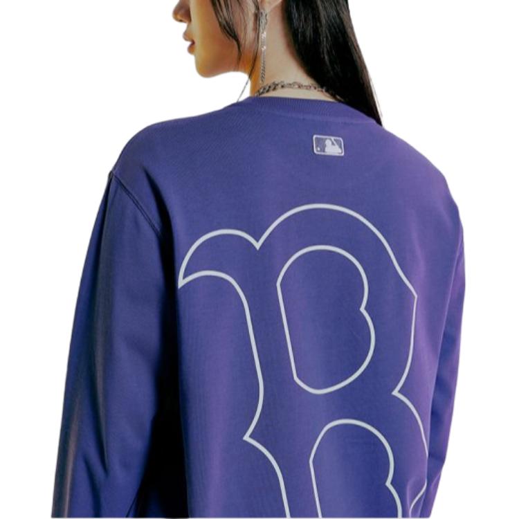 New MLB T Shirts Unisex Purple 3ATSL0314-43NYL