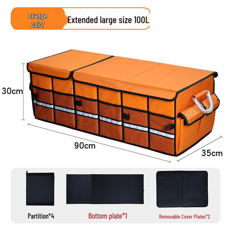 Foldable Car Trunk Organizer Box for Outdoor Use