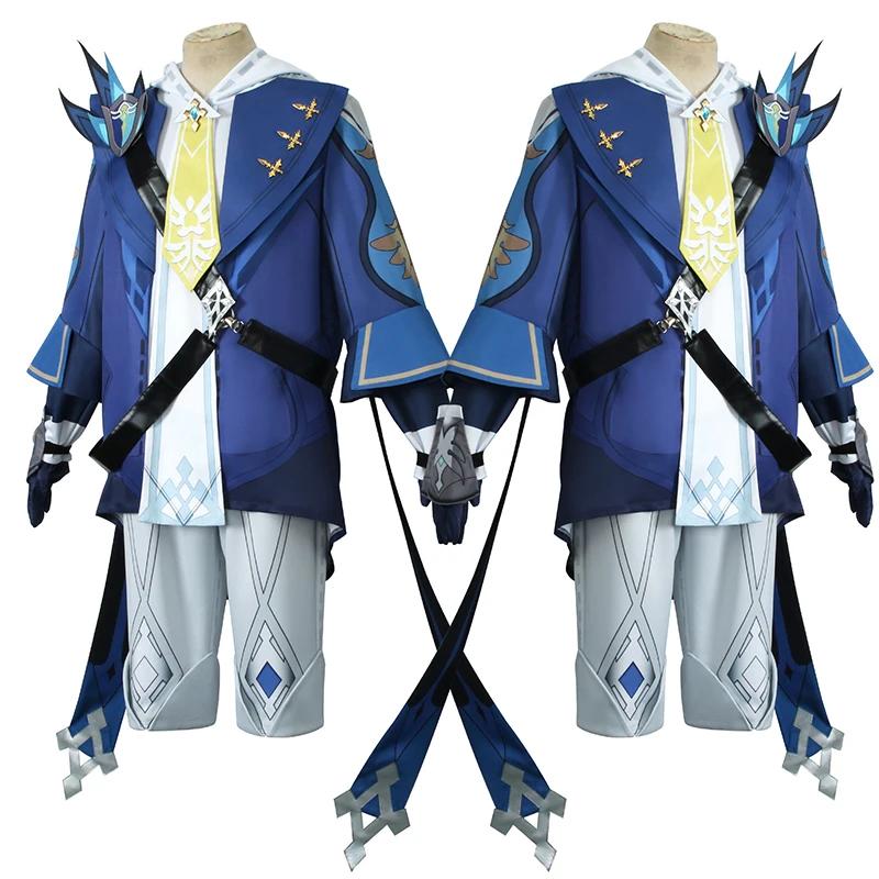   Mika Cosplay Costume Game  Mika Wig Uniform Clothes Halloween Carnival Party Costumes for Man Woaman