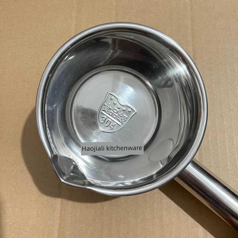304 Stainless Steel Water Ladle, Kitchen Long-Handled Soup Ladle, Large Ladle for Porridge, Soup Ladle with Eagle Beak Short Handle