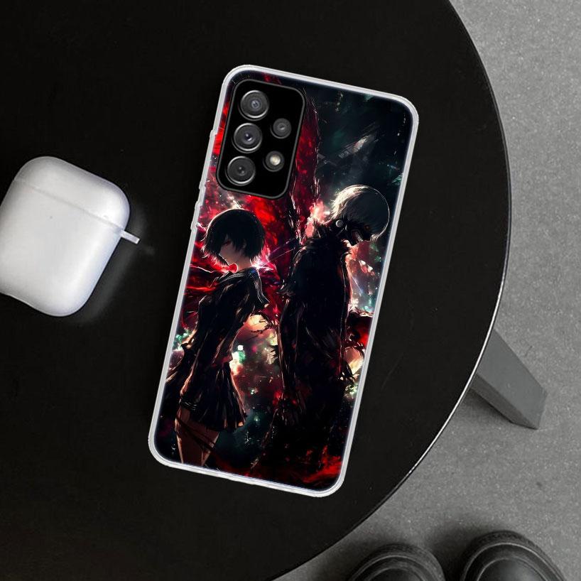 Ghoul Tokyo Touka Kirishima Phone Case Cover for Samsung Galaxy A12 A22 A32 A52 A72 A02S A51 A50S A31 A20S A10S Note 20 Ultra 10