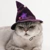 Soft Fashiona Hat Gothicism Witches Costume Hat Outdoor Activity Pet Hat for Kittens and Puppy Parties Event