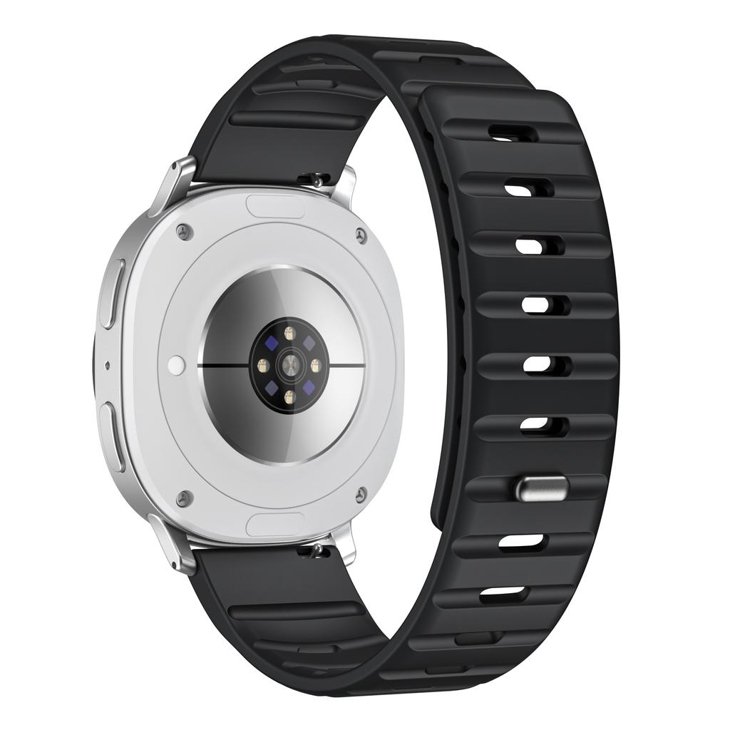 Magnetic Band for Samsung Galaxy Watch8 Classic 46mm/Watch8 44mm/40mm Silicone Breathable Watch Strap