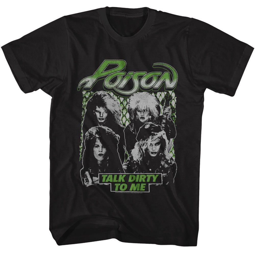 26 Poison Talk Dirty To Me Band Photos Music Shirt Unisex T-Shirt L