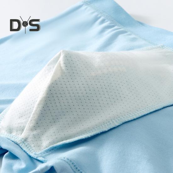 Pánské boxerské spodní prádlo elastický design se středním pasem prodyšné hladké šortky Kalhotky Jednobarevné U-konvexní kalhotky