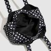 2025 New Korean Cute Style Black and White Polka Dot Large Capacity Shoulder Bag Casual Versatile Travel Handbag Female