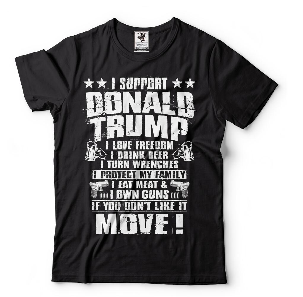 Trump 2024 Tee Shirt Republican US president Donald Trump re-election Tee Shirt S