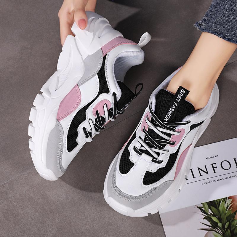 Jarní a podzimní dámské prodyšné EVA ultra lehké vycpané outdoorové outdoorové voděodolné běžecké boty