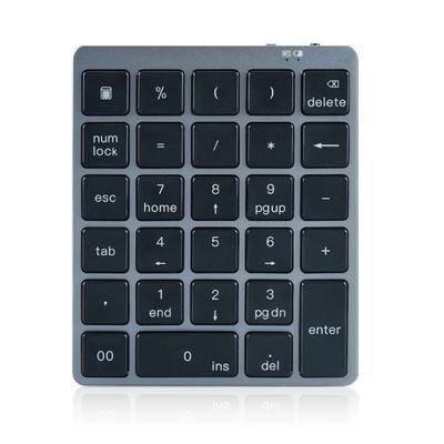 28 Keys Wireless BT Numeric Keyboard Portable Financial Accounting Office Keyboard Built-in
