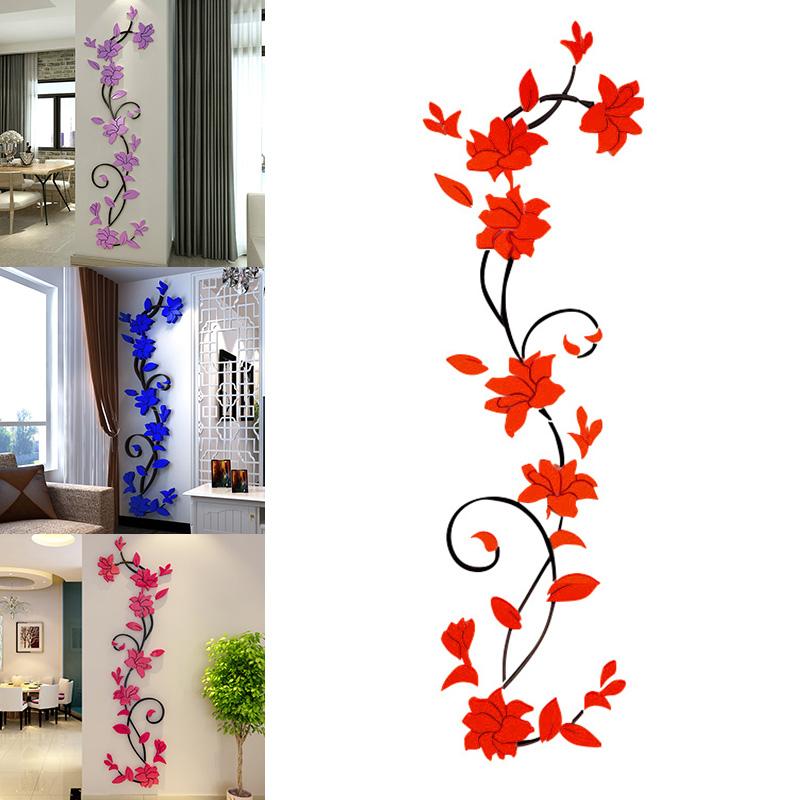 Removable Art Vinyl Wisteria Flower Wall Sticker Decal Mural Home Room Decor DIY Removable Art Vinyl Wisteria Flower Wall Sticker Decal Mural Home Room Decor DIY