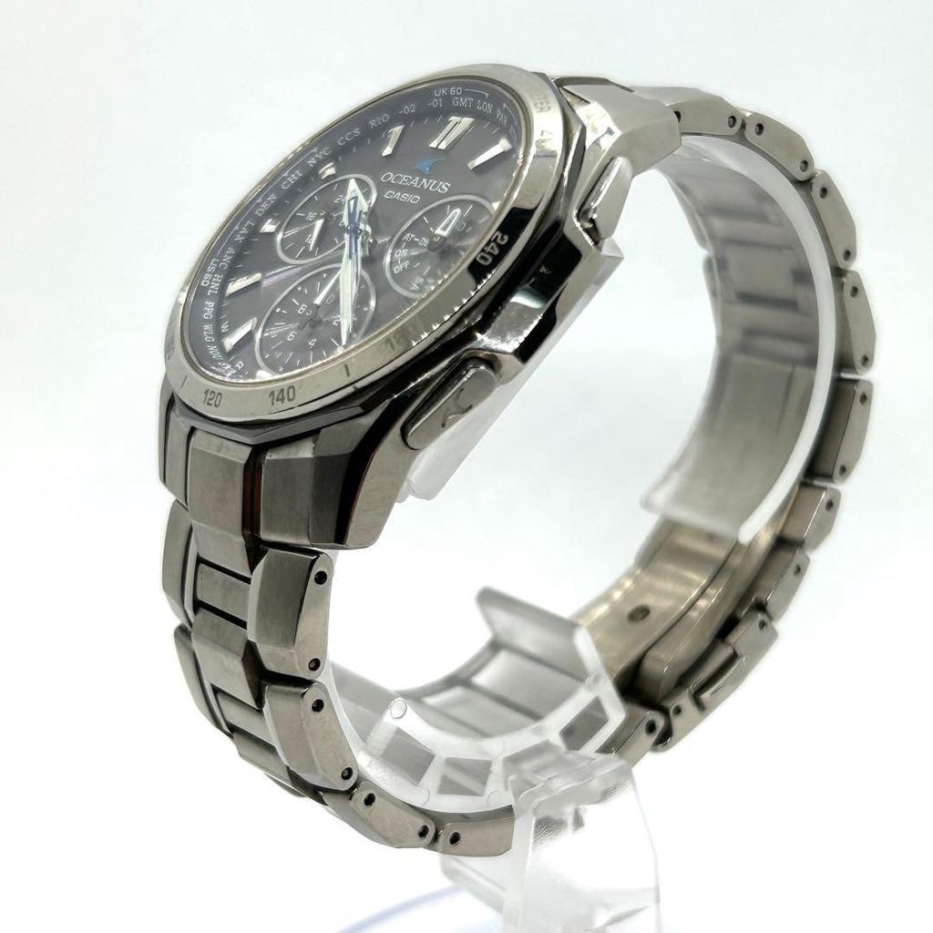 Used Excellent Condition  Casio Oceanus OCW-S1000 Radio-controlled Solar Day-Date Watch
