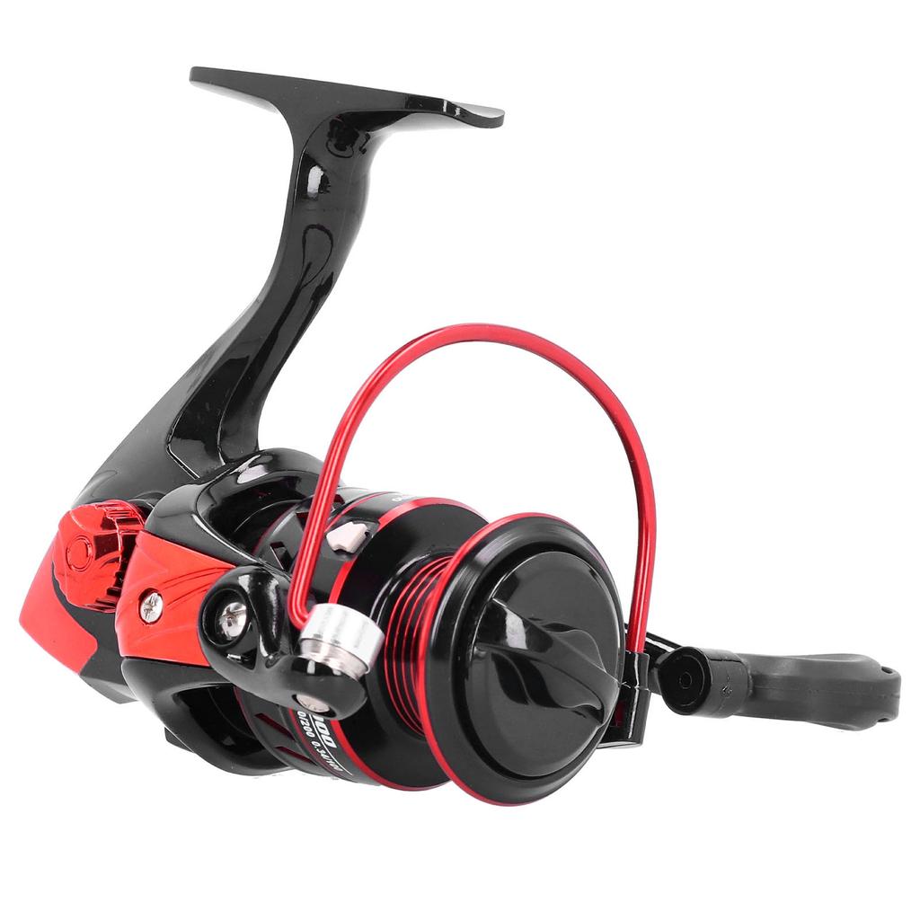 Metal Spinning Wheel Spool Sea Rod Lure Rock Fishing Long Shot Reel Tackle Black RedDM3000