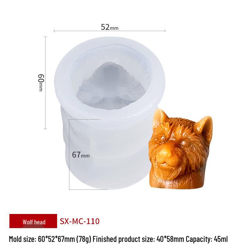 Sanxin Kleiner Bär Silikon Eiswürfel- & Mousseform für DIY Milchtee & Kaffee
