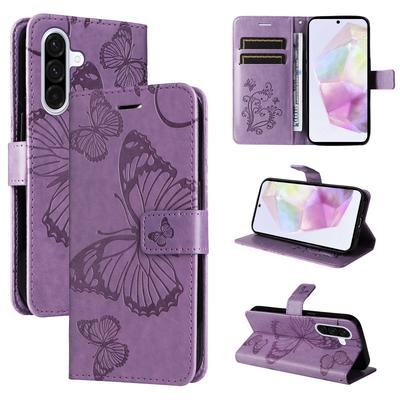 Wallet Flip Magnetic Butterfly Leather Case For Samsung Galaxy A17 A07 A56 A36 A26 A16 A06 A55 A35 A25 A15 A05 A05S Book Cover