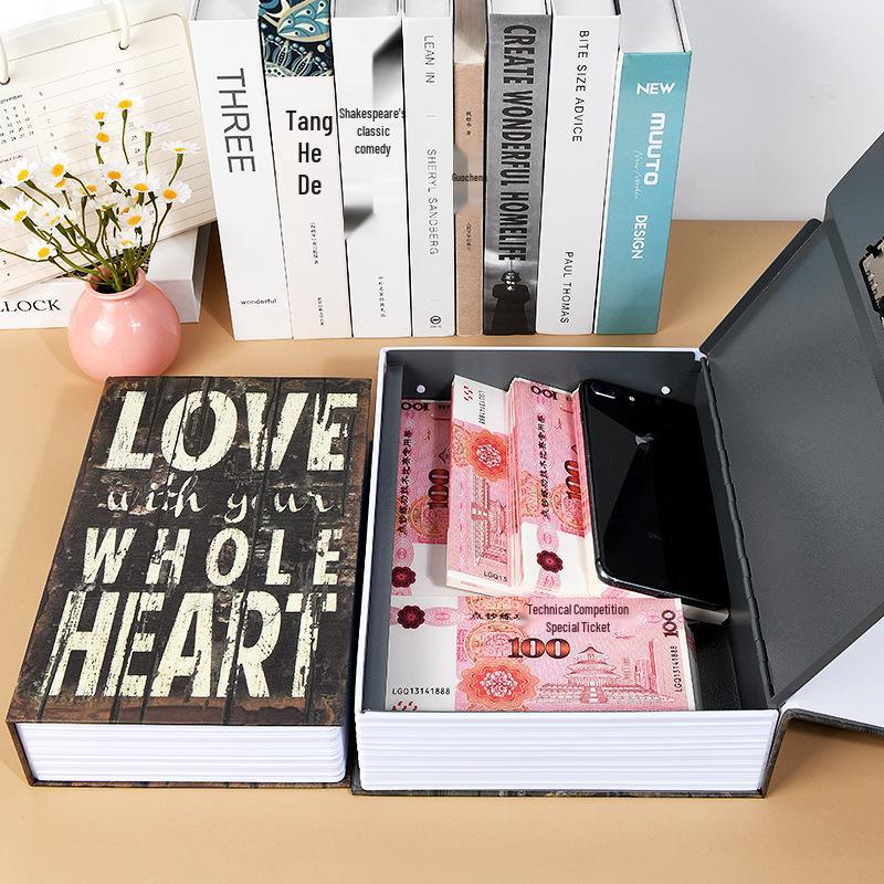 Stilvolle Münzbank aus Eisen mit Zahlenschloss für Zuhause