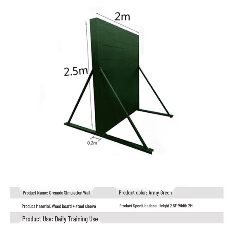 Tactical Grenade Throwing Simulation Wall