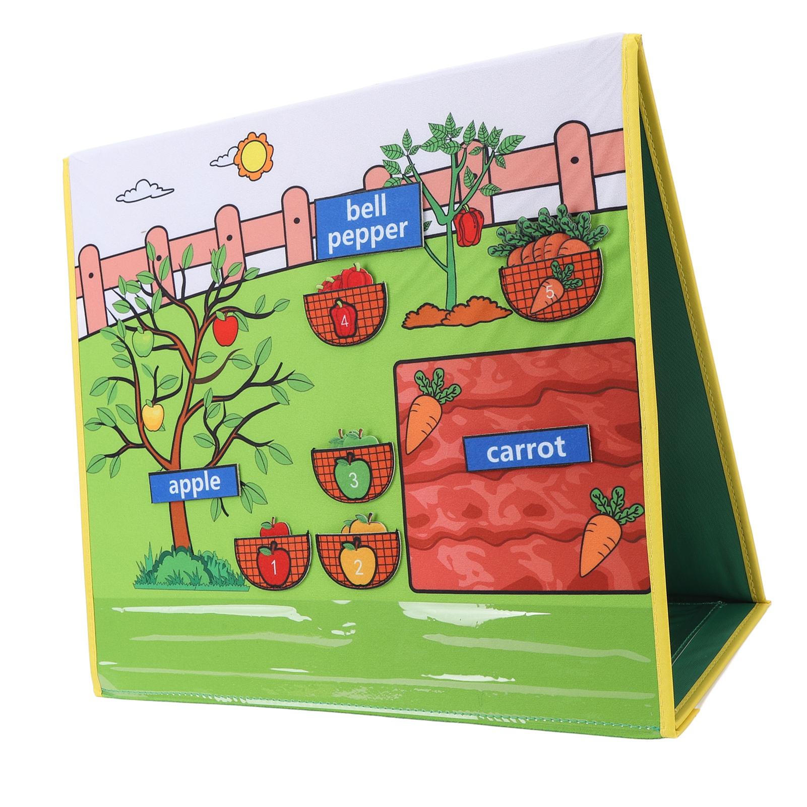 

Vegetables Fruit Felt Board Stories Set Preschool Vegetables Fruit Flannel Early Learning Play Kit