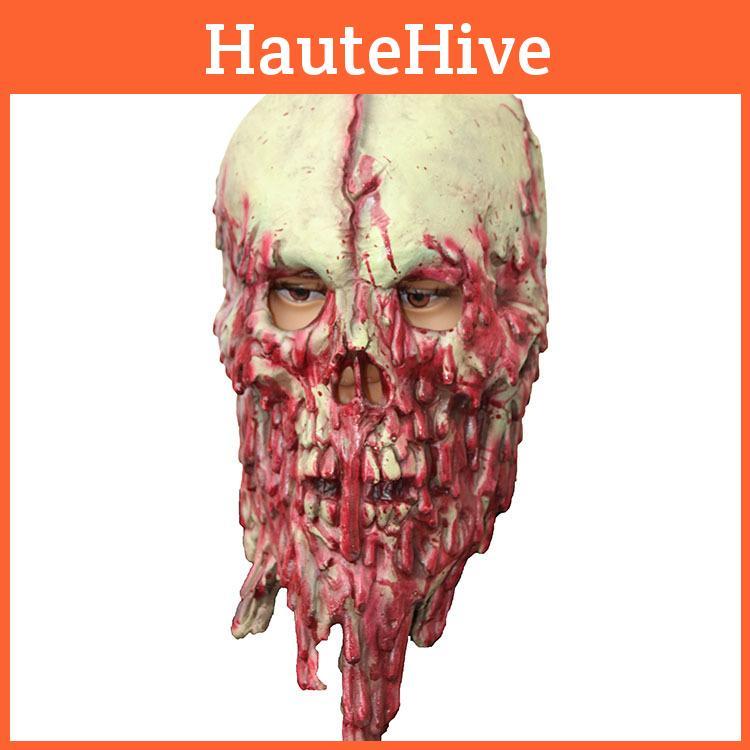 Halloween Haunted House Latex Zombie Mask For Cosplay And Scare Pranks