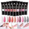 Poly Nail Gel Set 6W LED Lamp Full Manicure Kit Quick Extension Nails Building Fingertips Polygels Tool Kit 3