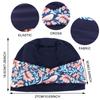 New Flower Print Bohemian Headband Hat Stretch Fabric Breathable Hair Care Cap Comfortable Flat Top Hood Women