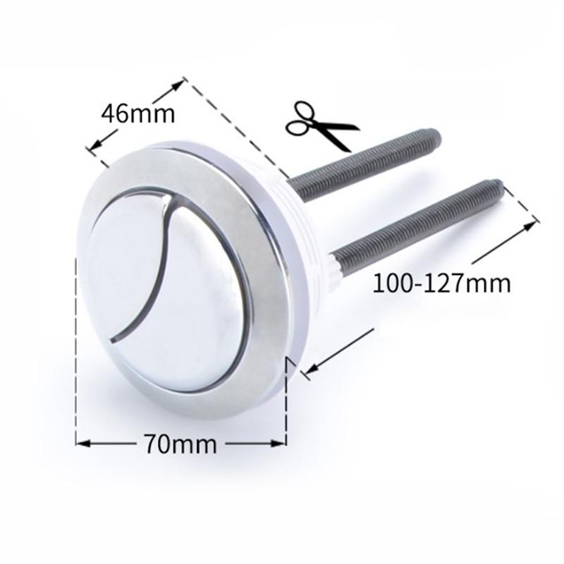 1 Stücke Dual Flush Toilette Tank Taste 38Mm/48Mm/58Mm Runde Form Closestool Tasten