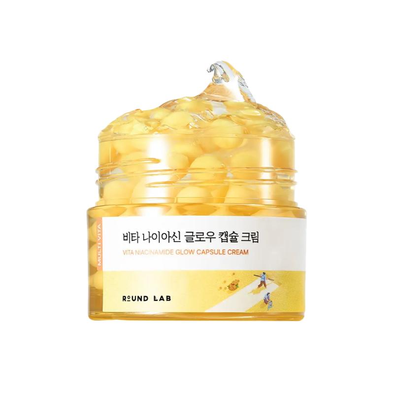 

ROUND LAB Vita Niacin Glow Capsule Cream | Vitamin Capsules for Instant Radiance | 50ml