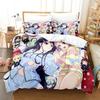 Assault Lily Bouquet Bedding Set Single Twin Printed Bed Set With Pillowcase Bed Duvet Cover Single Double Queen Super King Size