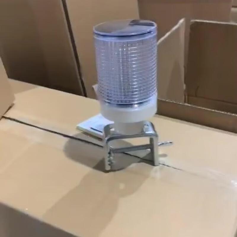 OLOMM LED Solar Warning Signal Light