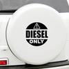DIESEL NUR Buchstabe Reflektierende Lustige Auto Styling Dekorative Aufkleber Auto Aufkleber Auto Aufkleber