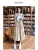 2026 Summer Women's High-Waisted Ice Silk Wide-Leg Pants - Korean Style Casual Loose Skirt Pants
