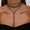 Jewelry Simple Long Claw Chain Neck Chain Wind Design Clavicle Chain Fringed Necklace