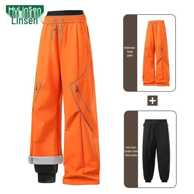 MULINSEN Women's 3-in-1 Fleece-lined Outdoor Pants