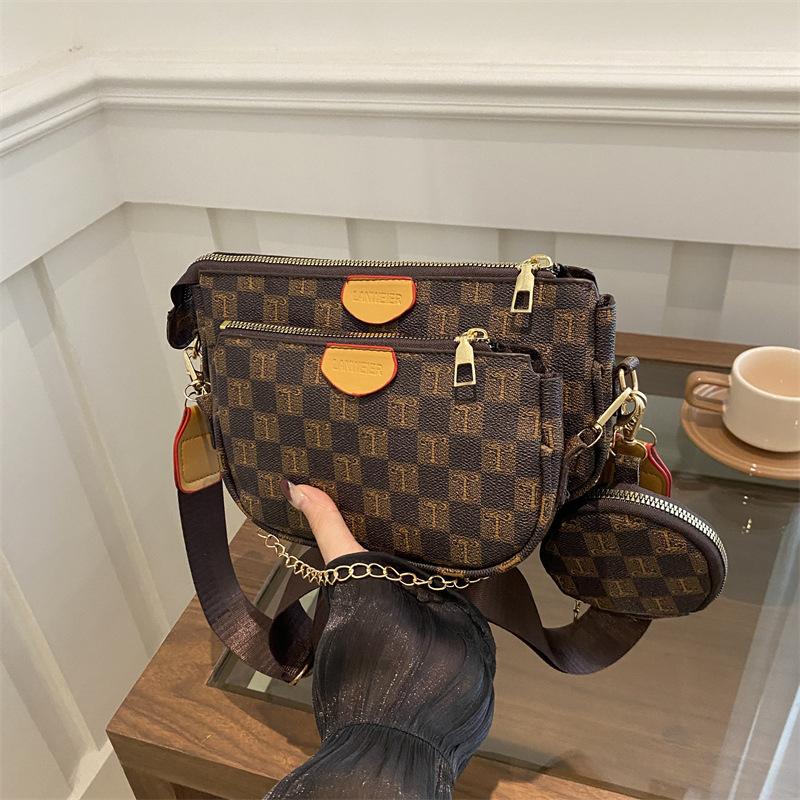 Značka Tide se stejnou mahjongovou taškou 2025 nová taška přes rameno do podpaží tři v jednom širokopásmová kombinace messenger dětská a mateřská taška