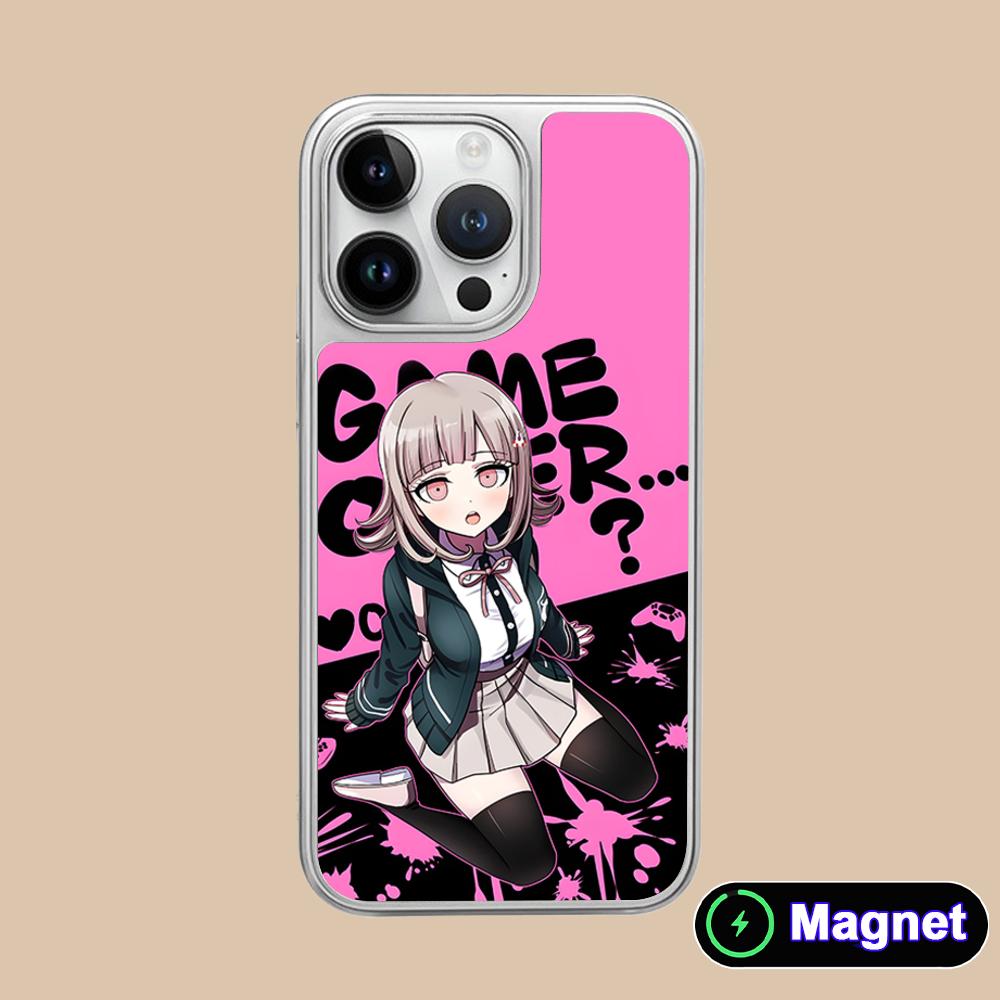 

Danganronpa Chiaki Nanami Phone Case for iPhone 17 16 15 14 13 12 11 Air Pro Max Plus Electroplated Silver Magsafe Cover iPhone 11