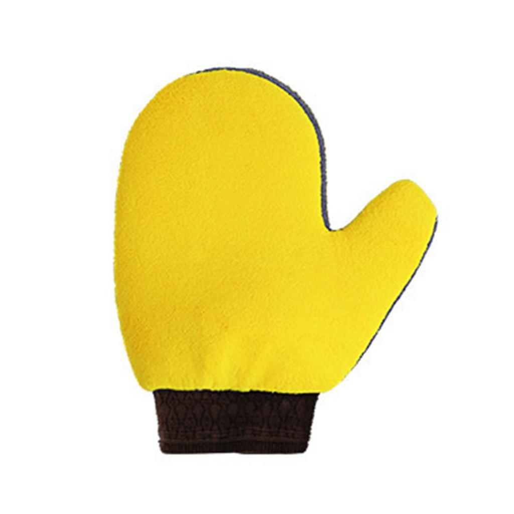 Car Wash Mitt Scratch Free Comfortable Grip Double Sided Chenille Car Wash Glove for Car Polishing