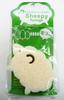 Ohe Kitchen Sponge White Sheep Length X Width 11 X Height Cm Cf Fluffy and Gentle Wash Sheepy Sponge Approx. 7.3 3.5