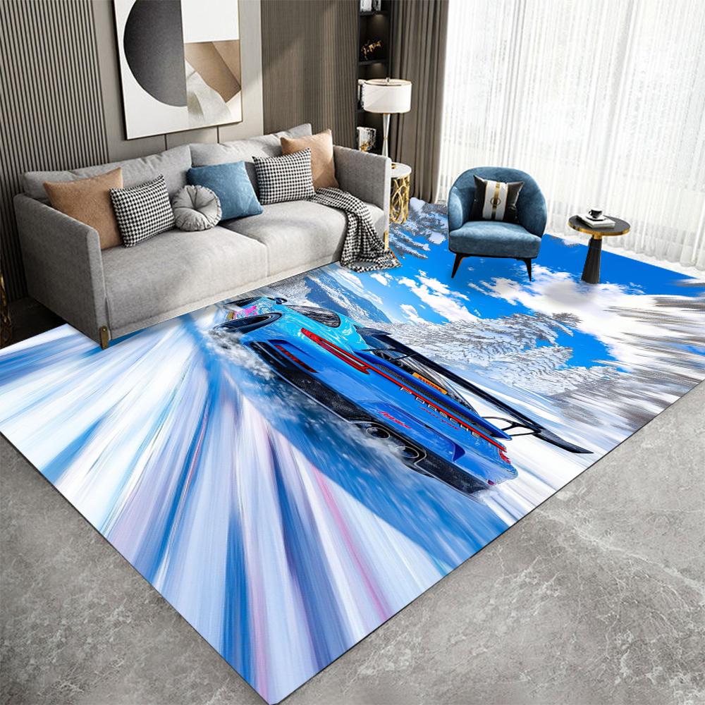 Car Carpet Cartoon Living Room Bedroom Kitchen Sofa Table Balcony Rug Non-slip Washable Mat Exquisite Home Ornaments